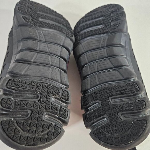 Reebok Women's Exofuse Cushioned Athletic Safety Work Shoe Gray and Plum Size 10 - Picture 7 of 8